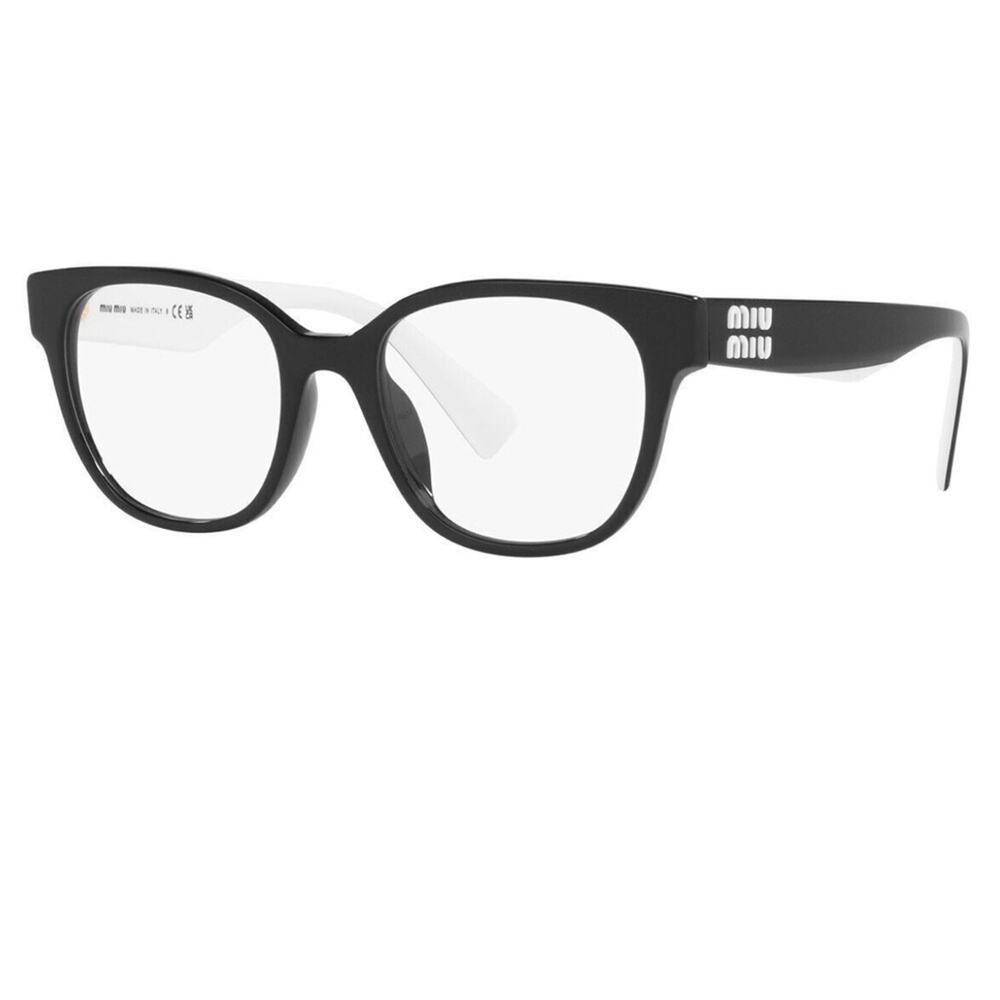 New! Miu Miu Black Women's Glasses, MU02VV 10G1O1, Authentic